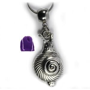 Snail Necklace - Snail Charm Pendant